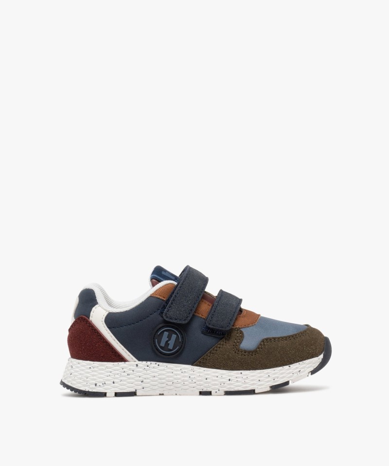 Baskets style jogger à scratchs garçon